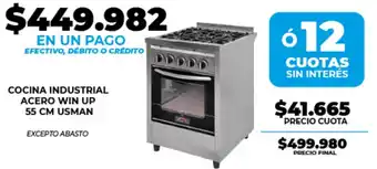 Cocina industrial acero win up