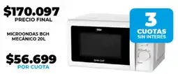 Supermayorista Vital Microondas bgh mecánico oferta