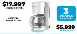 Supermayorista Vital Cafetera bonux filtro oferta