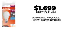 Supermayorista Vital Ledvance/philips lampara led fria/calida oferta