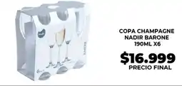Supermayorista Vital Copa champagne nadir barone oferta
