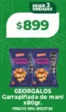 Supermayorista Vital Georgalos garrapinada de mani oferta