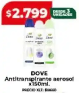 Supermayorista Vital Dove antitranspirante aerosol oferta