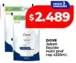 Supermayorista Vital Dove jabon liquido nutri prof rep oferta