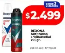 Supermayorista Vital Rexona antitransp antibacterial oferta