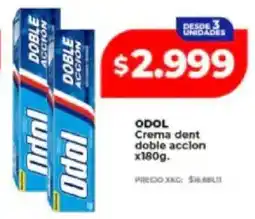 Supermayorista Vital Odol crema dent doble accion oferta