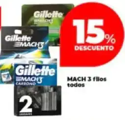 Supermayorista Vital Mach 3 filos todos oferta