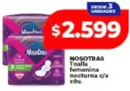Supermayorista Vital Nosotras toalla femenina nocturna c/a oferta