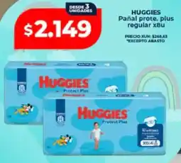 Supermayorista Vital Huggies pañal prote. plus regular oferta