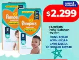 Supermayorista Vital Pampers pañal babysan regular oferta