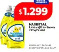 Supermayorista Vital Magistral lavavajillas limon oferta
