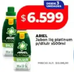 Supermayorista Vital Ariel jabon liq platinum p/dilulr oferta