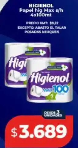 Supermayorista Vital Higienol papel hig max s/h oferta