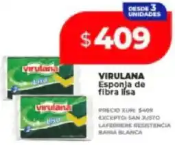 Supermayorista Vital Virulana esponja de fibra lisa oferta