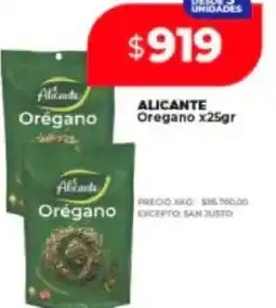 Supermayorista Vital Alicante oregano oferta