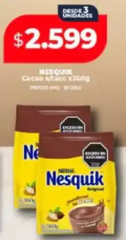 Supermayorista Vital Nesquik cacao s/tacc oferta