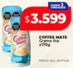 Supermayorista Vital Coffee mate crema lite oferta