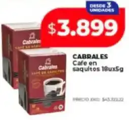 Supermayorista Vital Cabrales cafe en saquitos oferta