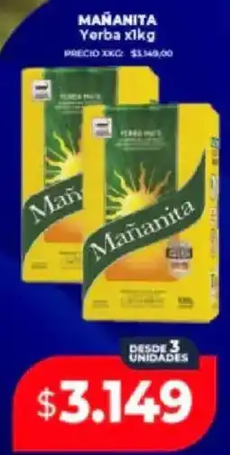 Supermayorista Vital Mañanita yerba oferta