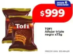 Supermayorista Vital Tofi alfajor triple negro oferta