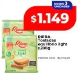 Supermayorista Vital Riera tostadas equilibrio light oferta
