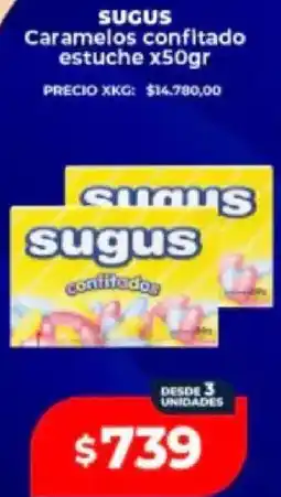 Supermayorista Vital Sugus caramelos confitado estuche oferta