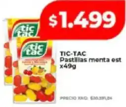 Supermayorista Vital Tic-tac pastillas menta est oferta
