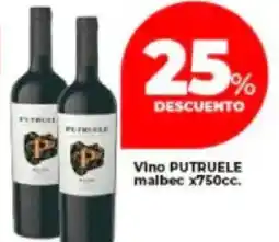 Supermayorista Vital Putruele vino malbec oferta