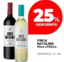 Supermayorista Vital Finca natalina vino oferta