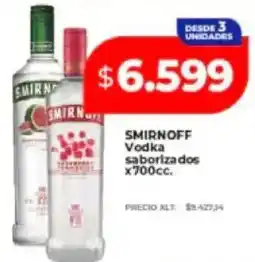 Supermayorista Vital Smirnoff vodka saborizados oferta