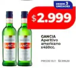 Supermayorista Vital Gancia aperitivo americano oferta