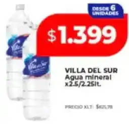 Supermayorista Vital Villa del sur agua mineral oferta