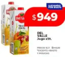 Supermayorista Vital Del valle jugo oferta