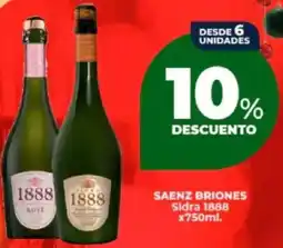 Supermayorista Vital Saenz briones sidra 1888 oferta