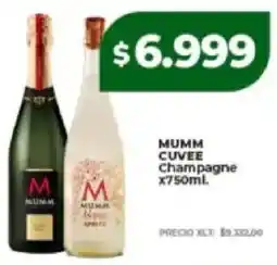 Supermayorista Vital Mumm cuvee champagne oferta