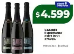 Supermayorista Vital Gambei espumante extra brut oferta