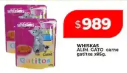 Supermayorista Vital Whiskas alimento para gato carne oferta