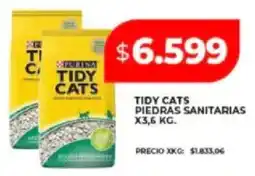 Supermayorista Vital Tidy Cats piedras sanitarias oferta