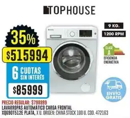 Coto Top House lavarropas automatico carga frontal oferta