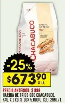 Coto Chacabuco harina de trigo 000 oferta