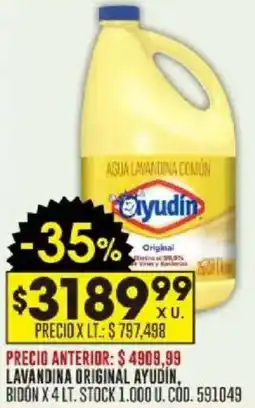 Coto Ayudín lavandina original oferta