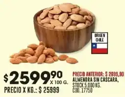 Coto Almendra sin cascara oferta