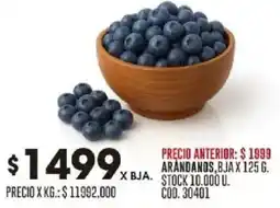 Coto Arandanos,bja oferta