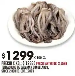 Coto Tentaculos de calamar congelados oferta