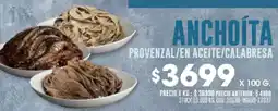 Coto Anchoíta provenzal/en aceite/calabresa oferta