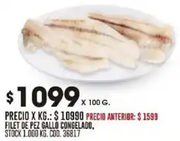 Coto Filet de pez gallo congelado oferta