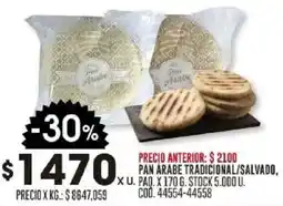 Coto Pan arabe tradicional/salvado oferta