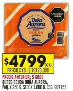 Coto Doña aurora queso gouda oferta
