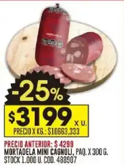 Coto Mortadela mini cagnoli, paq. oferta