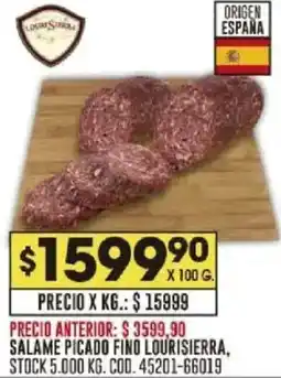 Coto Salame picado fino lourisierra oferta
